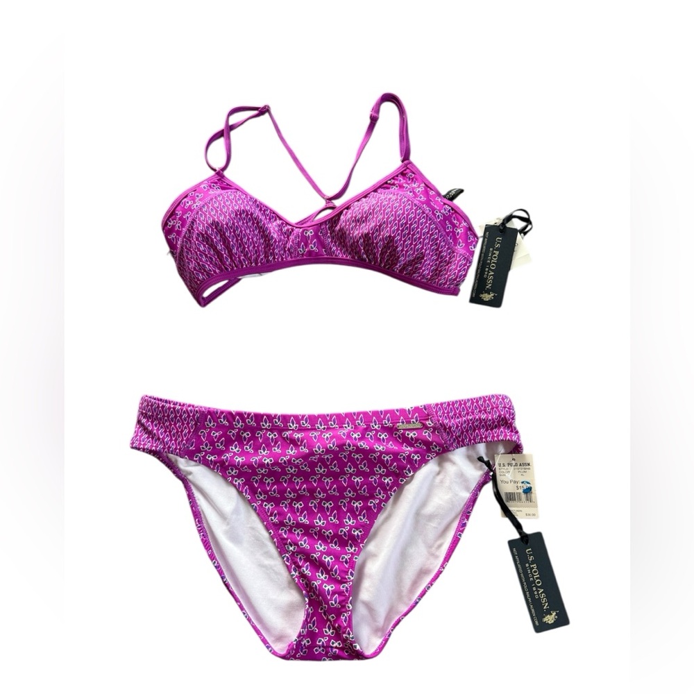 U.S. Polo Assn. | Plum Bikini Set
